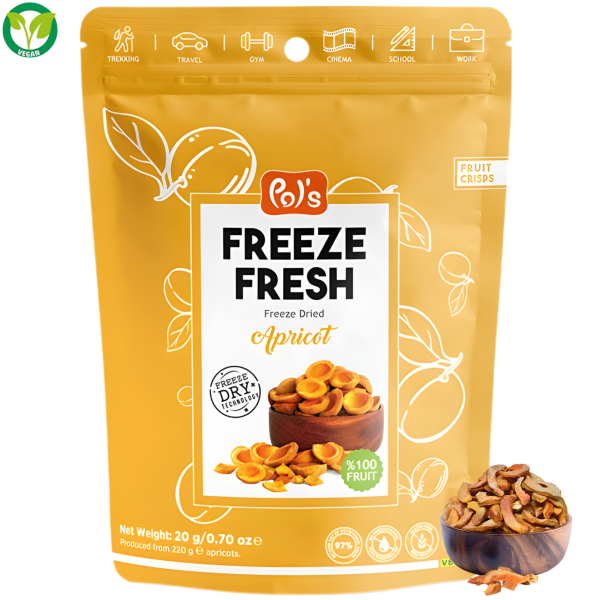 Pol`s - Freeze Fresh Apricot VEGAN 20g